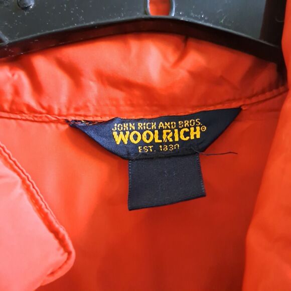 Vintage John Rich & Bros Woolrich Down Quilted Puffer Red Jacket Men's Size M - Picture 7 of 13